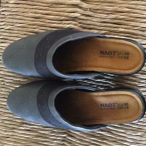 Naot clogs eu 40 like new grey/black